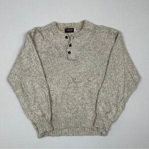 90s Timberbay Henley Knit Sweater